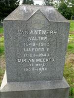 VanAntwerp, Walter, Linford E. and Mirian (Meeker)